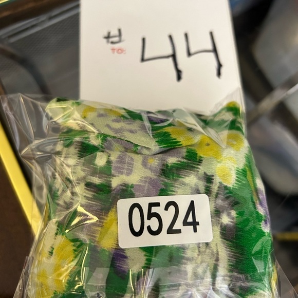 Rebecca Taylor 100% Silk Tropical Halter Mid Dress old money classic Sz 0 - Picture 12 of 12